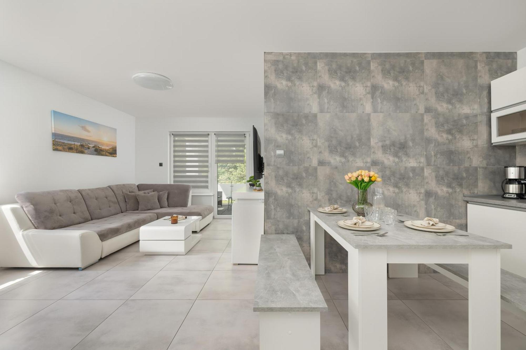 Family Apartments Herberta With Terrace And Parking By Rent Like Home 斯维诺乌伊希切 外观 照片