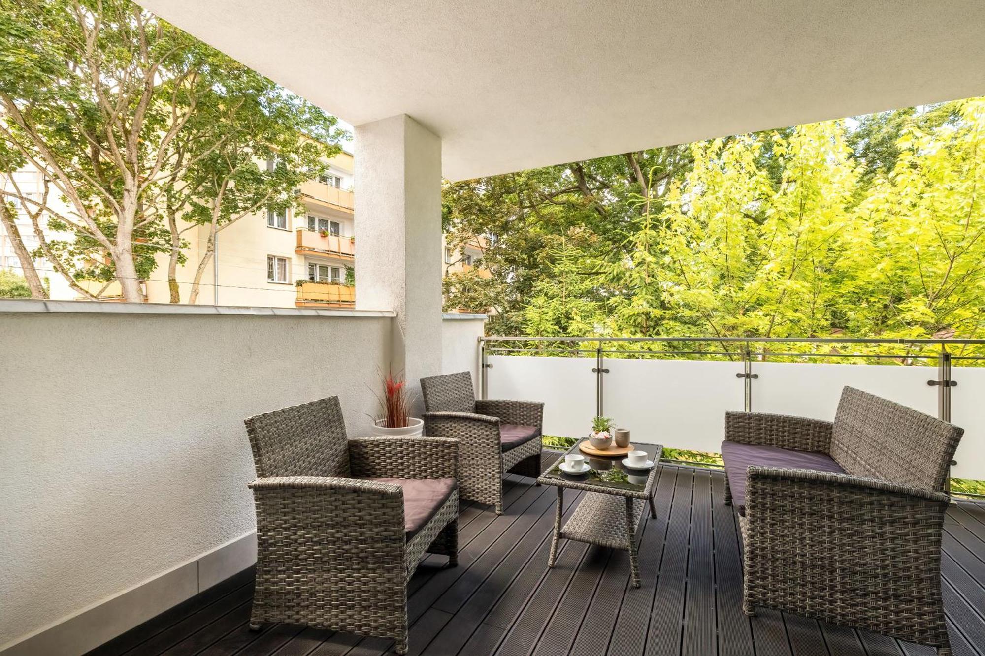 Family Apartments Herberta With Terrace And Parking By Rent Like Home 斯维诺乌伊希切 外观 照片