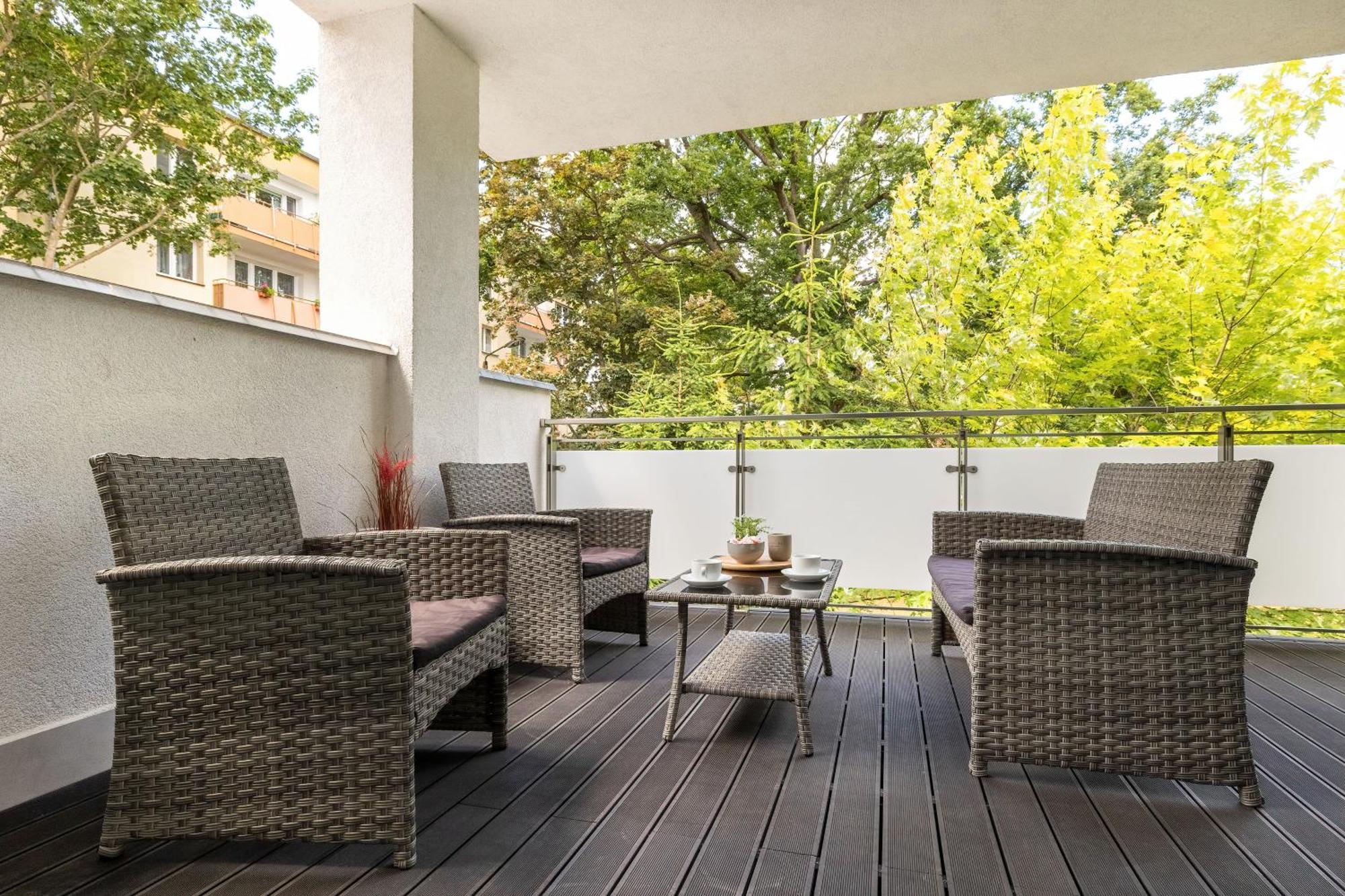 Family Apartments Herberta With Terrace And Parking By Rent Like Home 斯维诺乌伊希切 外观 照片